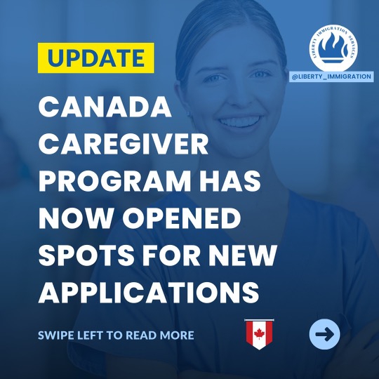 libertyimmca's tweet image. 🇨🇦 UPDATE 🇨🇦

Canada Caregiver Program Has Now Opened Spots For New Applications! 🧑🏻‍⚕️

Swipe Left To Know More ◀️◀️◀️

Have Questions? Contact Us today! 📲

Call Us: +1 250-981-4001
E-mail: info@libertyimmigration.ca
Our Website: libertyimmigration.ca

#caregiverprogram #canada