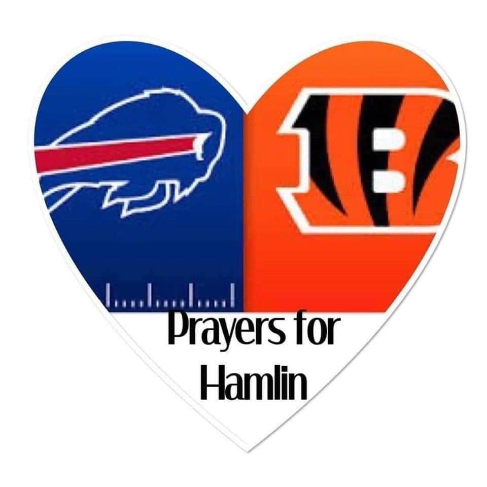 WSFJordan's tweet photo. Unreal. Sports are meaningless in comparison to the value of those who play them. Praying for Hamlin and his family. https://t.co/f1c8KByKon