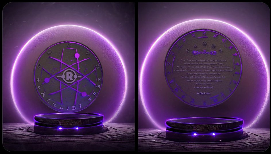 Lucas417P's tweet photo. What a score just got my @TheReturnals @CryptPolitician black list token from @TheAltKings MASSIVE giveaway yesterday for holders of Hedera Crowns! Going to look sick next to my vip passes thank you 🫶 @rudont1 @theecryptotate 
#HBAR #HederaNFTs #HBARbarians 
 #TheAltKings https://t.co/X0wJz5OI6V