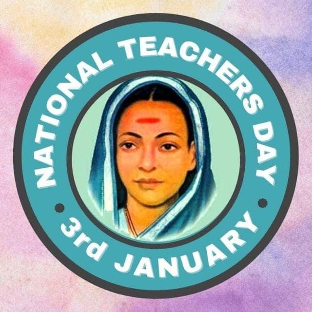 Wishing you all a very happy National Teachers Day on the occasion of birth anniversary of Krantijyoti Savitrimai Phule on 03 January.
#NationalTeachersDay03Jan #SavitriPhule #03January