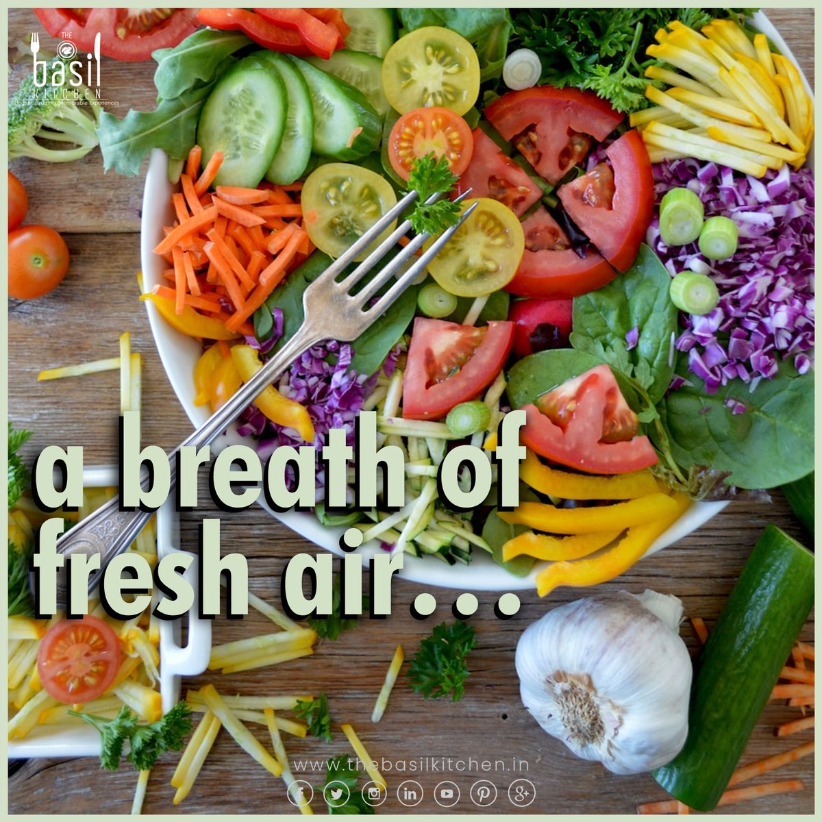 thebasilkitchen's tweet photo. Salad is truly one of the most versatile dishes that can be incredibly colorful, inviting, &amp; delicious without being bad for you.
When we eat it, we feel those wholesome vibes, nourished &amp; grateful for all of the veggies &amp; plants, that have gone into the creation
#TheBasilKitchen https://t.co/qb9eO2pGFB