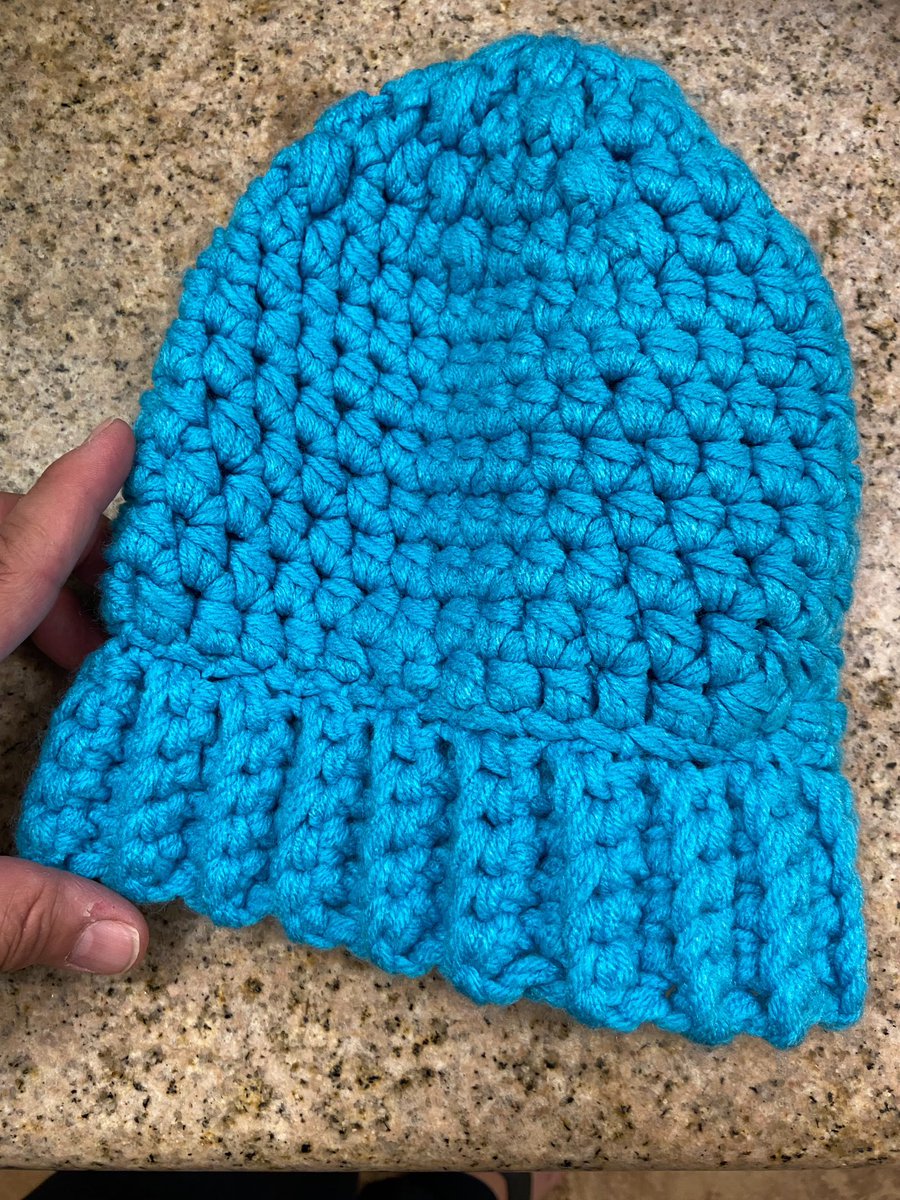 interlacing_web's tweet image. Had to dust off the ol’ crochet hook and make this oversized sleep cap. It’s quiet cozy! #menwhocrochet #crochet #beanie