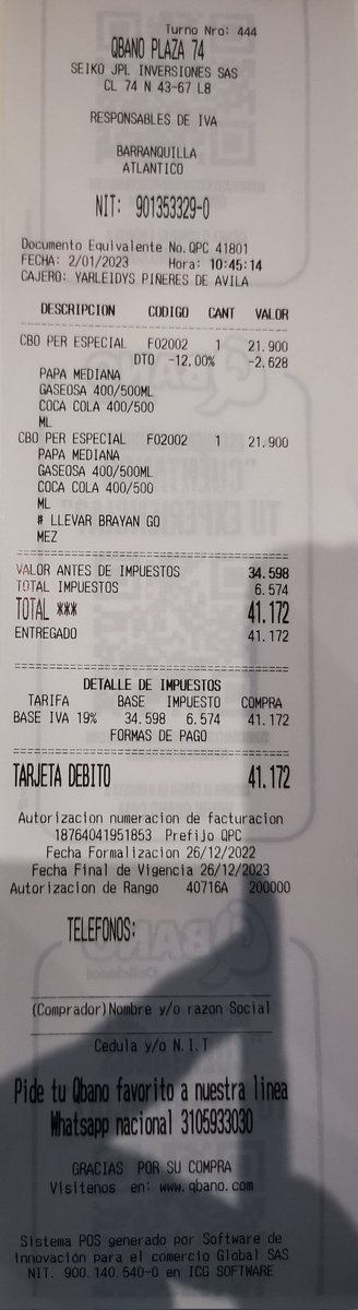 Andres_gn03's tweet photo. @Sandwich_qbano En mi visita a un punto NO aplicaron los descuentos a la compra como dicen en cupones de @ClaroColombia, solo fue a un combo y la oferta es clara: Dice a la COMPRA maximo 5 combos. (Donde solo habian 2 combos). Es una estafa la oferta. https://t.co/8gVA6qjIzE