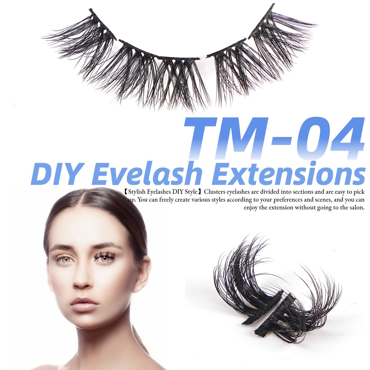 ysy_beauty's tweet image. 【DIY Eyelash Extensions】TM-04
Clustered eyelashes are divided into sections and are easy to pick up. You can freely create various styles according to your preferences and scenes, and you can enjoy the extension without going to the salon.#mmlashes #d #lashing #dlashes