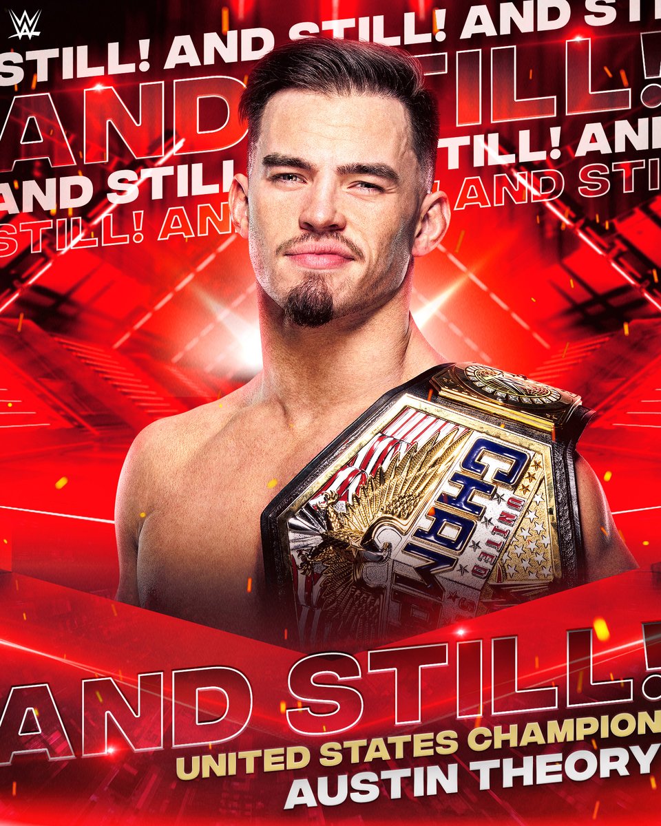 WWE's tweet photo. REDEMPTION. AT LAST.

#AndStill #USChampion @_Theory1!

#WWERaw https://t.co/3W5OCxHThf