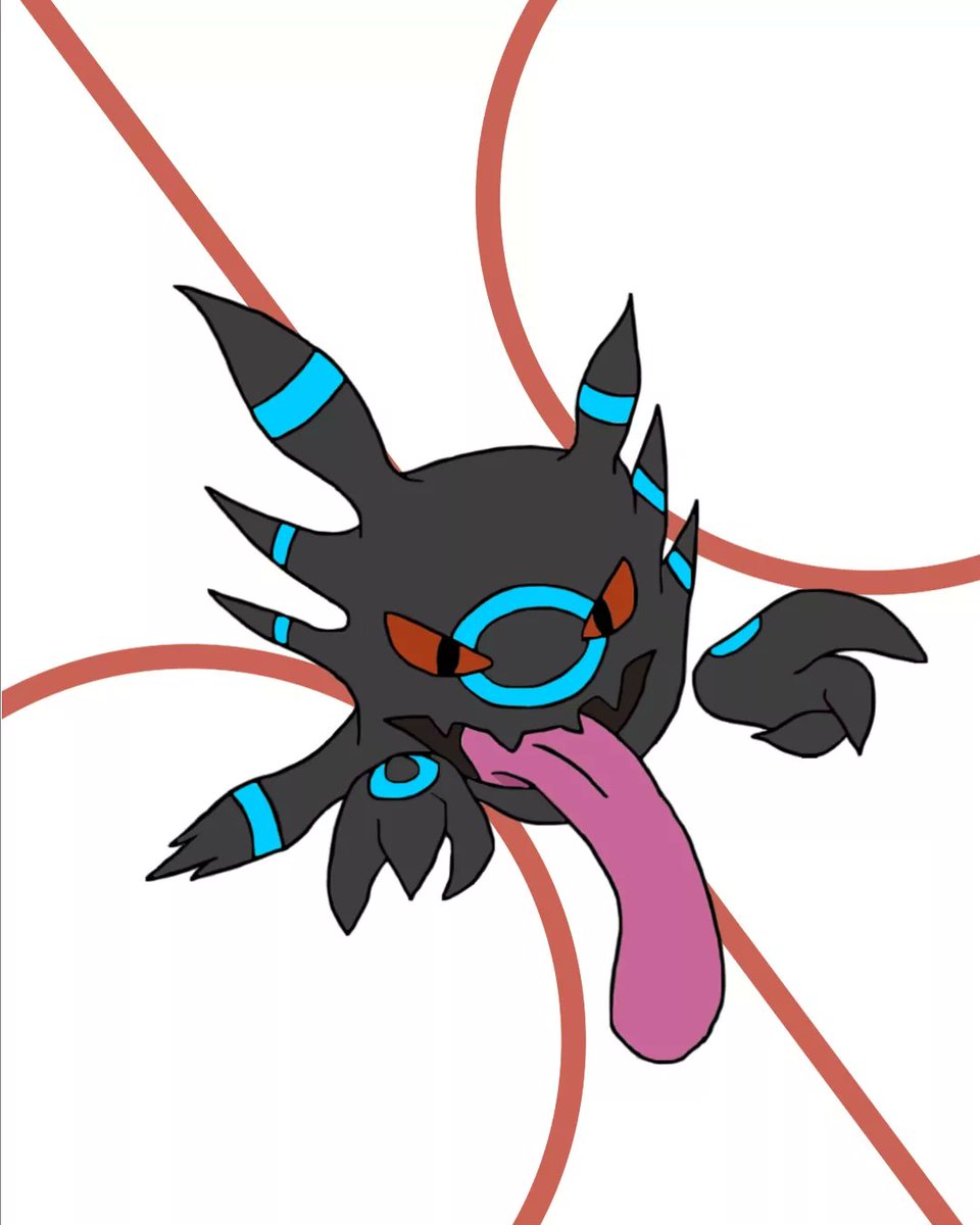 saiyankev's tweet image. New #Pokemon #Fusion
#Haunter / #Umbreon

Request by @professormox 

#Fakemon