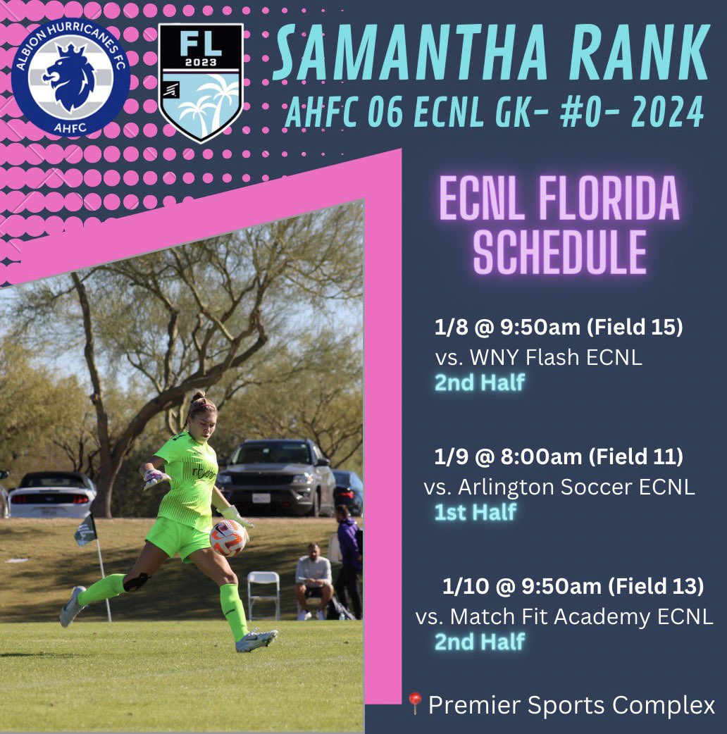 @CoachParman @ECNLgirls Hope you can make a game. Here is my highlight video! youtu.be/7IFFXCcCTsQ