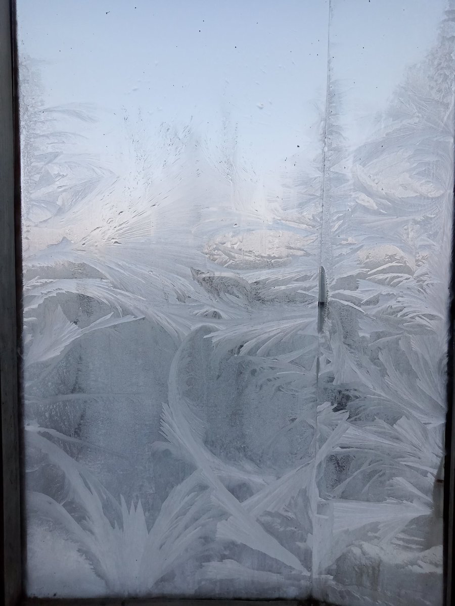 i_noor2022's tweet photo. #Kashmir right now
#frost #windowpanes #winter #chillaikalan https://t.co/R1CXi3s22F