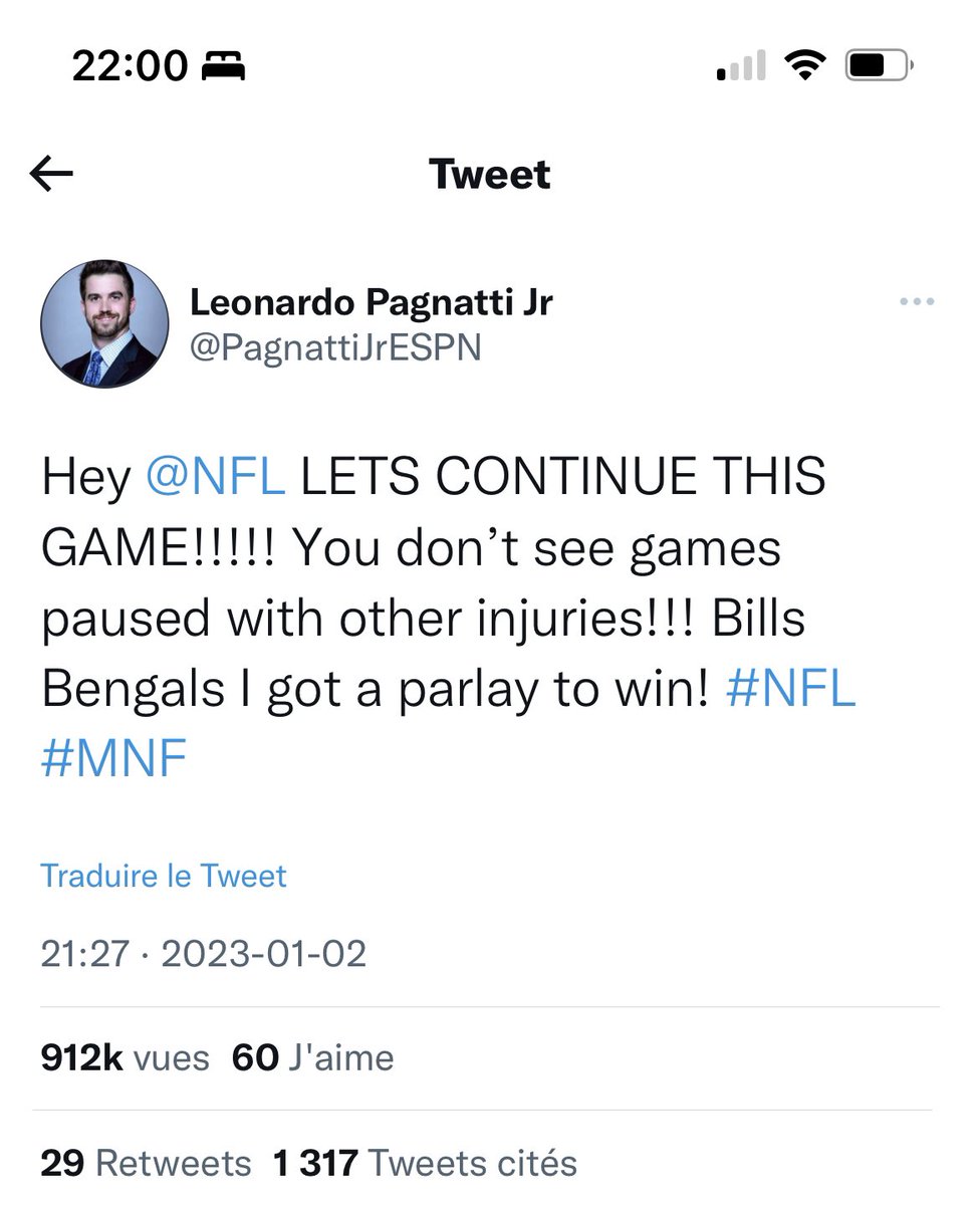 philippe_long's tweet photo. @Mathieu_Tanguay @etienneboulay22 Ce qui est tout autant gênant ce sont 2-3 commentateurs d’ESPN sur Twitter ce soir…. Leonardo semble avoir été renvoyé puisqu’il a retiré toutes les mentions d’espn de son profil depuis. https://t.co/X6gVFtUCj7