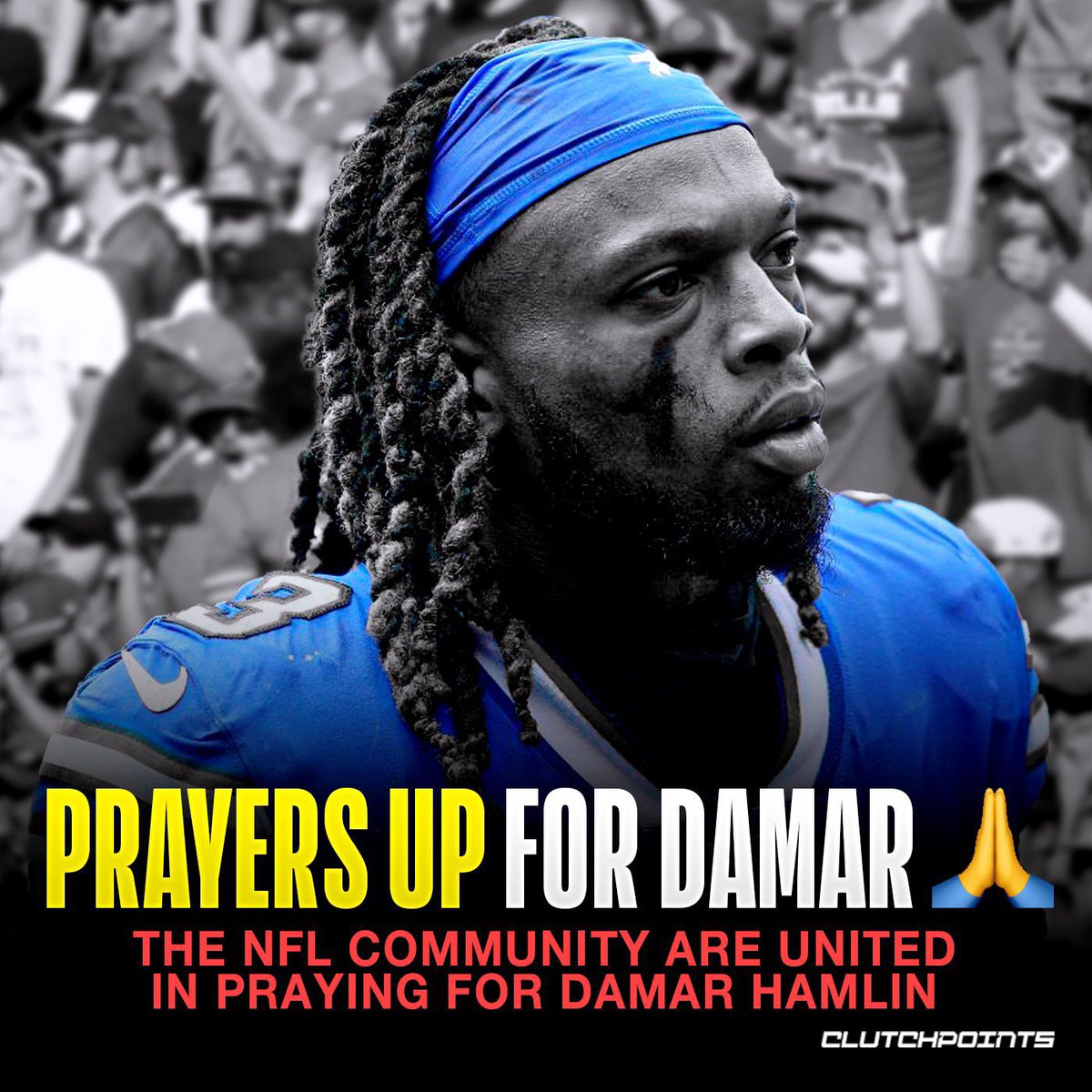 KindersportTN's tweet photo. #DamarHamlin Praying for you. https://t.co/3MGc95w96G