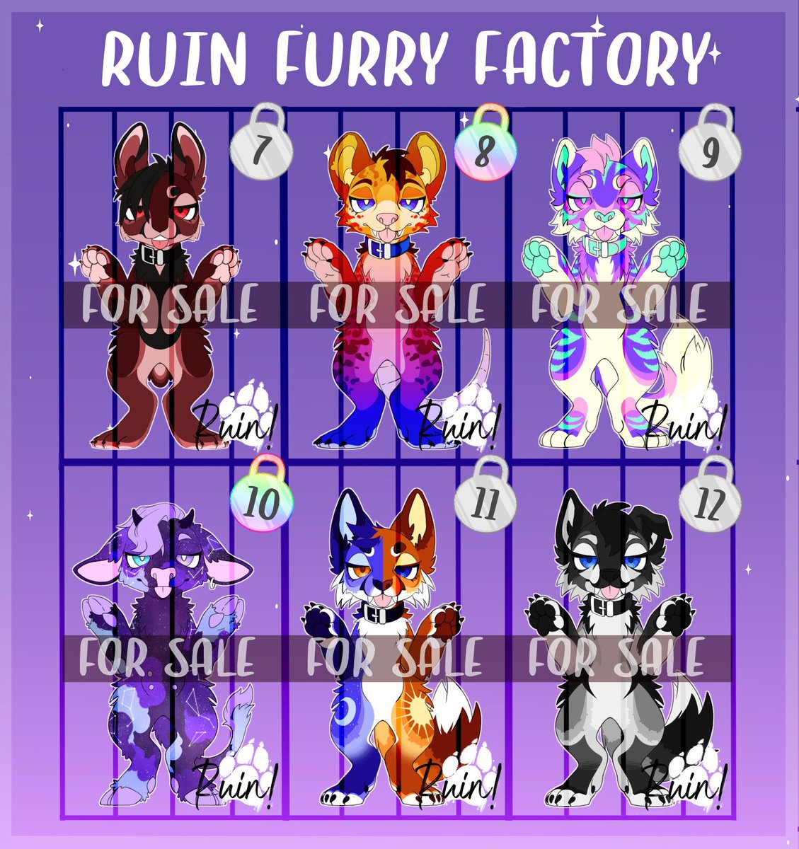 BabiBooArt's tweet photo. Hello all! Adoptables available! Please comment/message me if you are interested in a specific one.
Silver tags: 7USD
Special tags: 10USD
PayPal Only
1, 2, 5, 9, and 11 Sold
#furryfandom #furryart #furry #FurryAdopt #furryartwork #furryartist #furrycommunity https://t.co/U3PHLIpatb
