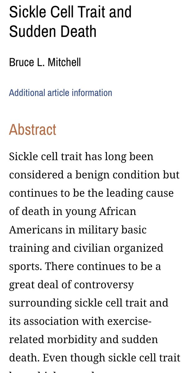 #hamlinisland 
I really hope they screen him for Sickle cell trait. 
Association with Cardiac dysthymia that may have been exaggerated by a blunt trauma could be a possibility. 
@NFL @BuffaloBills 
#CPR
#sicklecelltrait