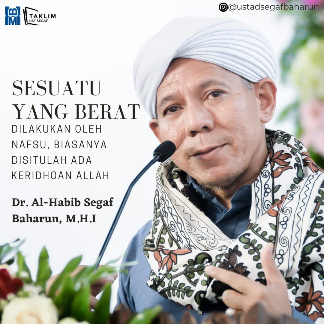 ustsegafbaharun's tweet image. Mujahadah || Dr. Alhabib Segaf Baharun, M.H.I

#mujahadah #ridhoallah #ustadsegafbaharun #dalwa #habibatulmusthafa