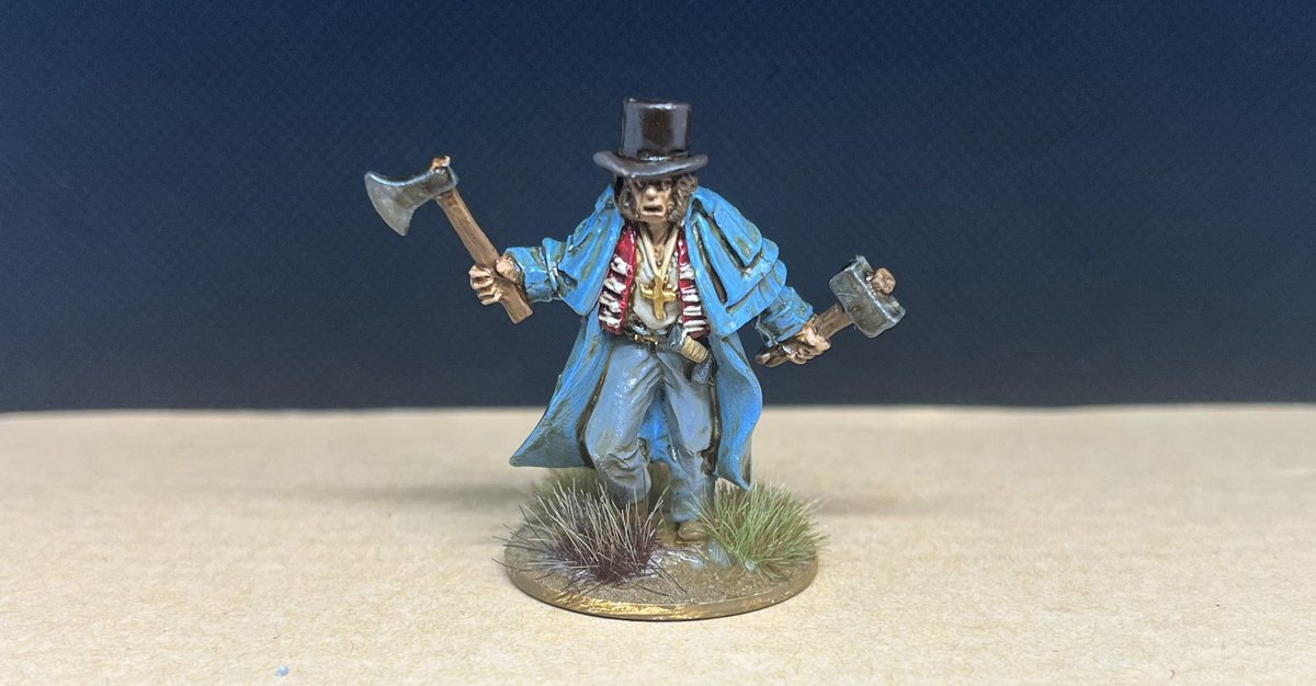 DMCFFD's tweet photo. First 2 figures of 2023 done. Wood Elf enchantress I believe is from @HeresyMinis, and a British Hunter for #silverbayonet from Northstar. #6mmrpc https://t.co/m0wDDglt6u
