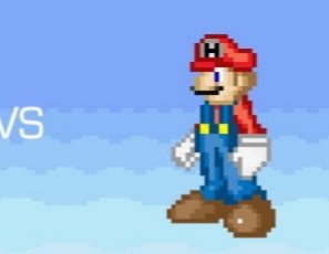 CursedMario's tweet photo. reminder that the person who made the mario sprite that dorkly uses is the same guy who made the super smash flash 1 mario sprite https://t.co/4ygtQ6N31m