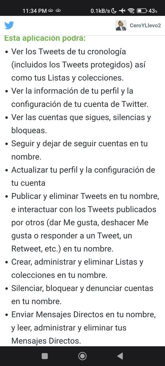 CeroYLlevo2's tweet photo. ⚠️⚠️🚫
Ya vieron lo que puede hacer esa aplicación #askforme.me con su cuenta de Twitter??
⚠️Ojito ahí con eso!! ⚠️
🚫#Askforme.me https://t.co/Qroi4DDxQy