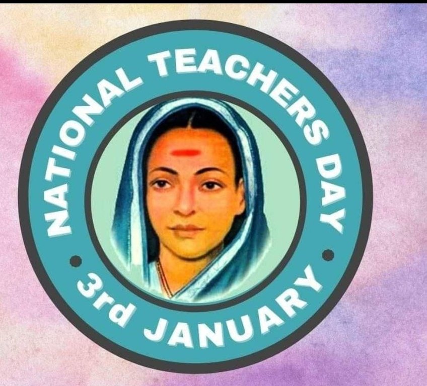 भारत में प्रथम महिला शिक्षिका क्रांतीज्योती राष्ट्रमाता सावित्रीबाई फुले जी की जयंती पर देशवासियों को बहुत-बहुत शुभकामनाएं
#NationalTeachersDay3Jan 
<a href="/Profdilipmandal/">Dilip Mandal</a> <a href="/bharatjodo/">Bharat Jodo</a> <a href="/NationalJanmat/">NationalJanmat</a> <a href="/sunilsardar/">Sunil Sardar</a> <a href="/obed_manwatkar/">Dr. Obed Manwatkar ®️</a>