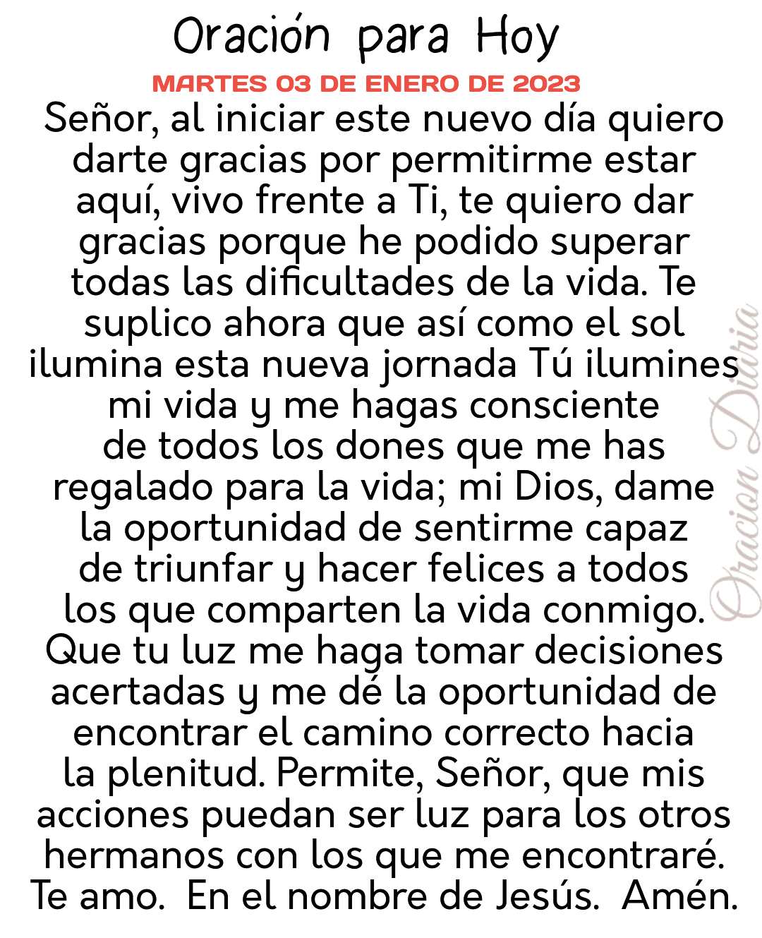 Oración Diaria®™ on Twitter "Oración para Hoy https//t.co/HOvmtOGnNQ