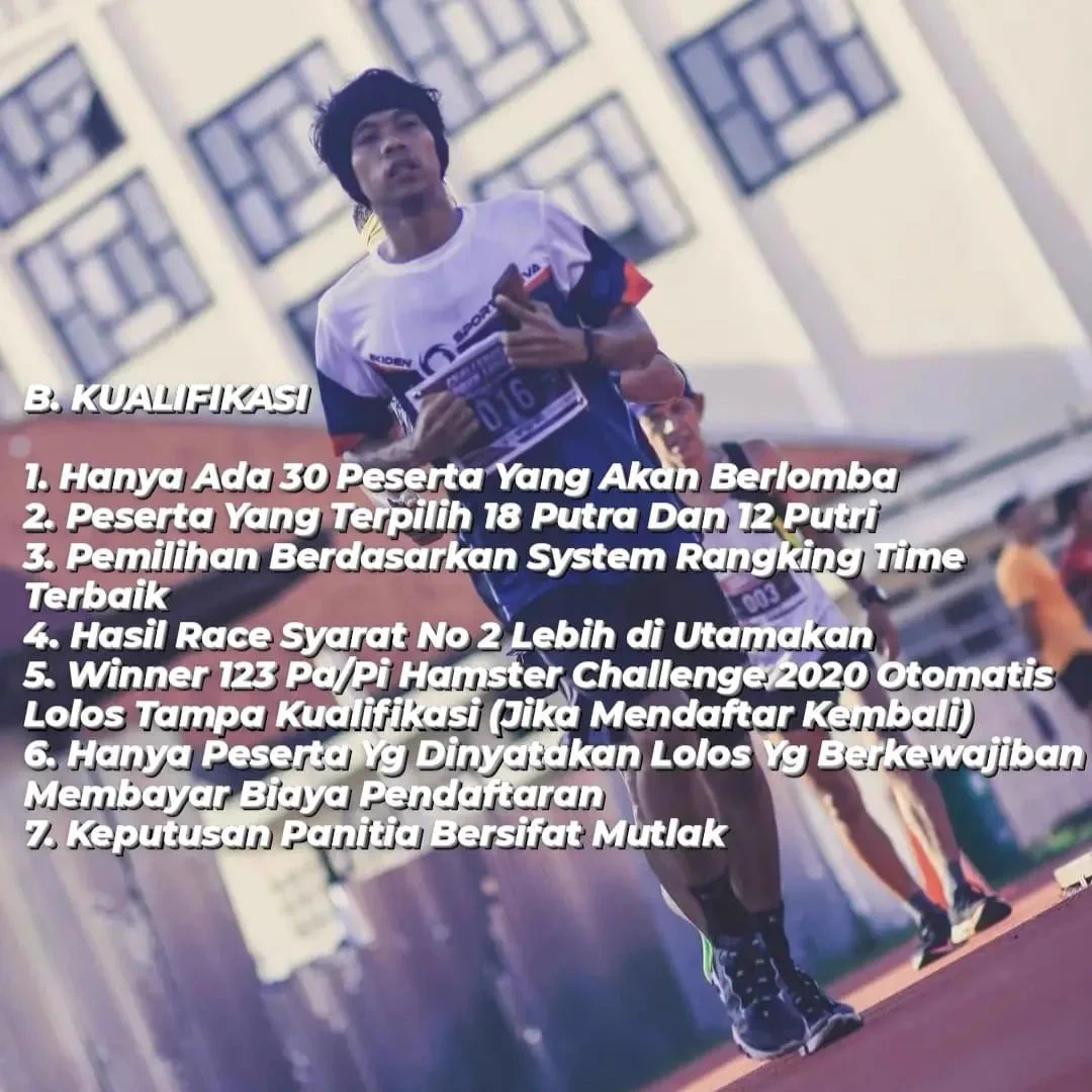 Qua. 👟 Hamster Challenge Surabaya 2023