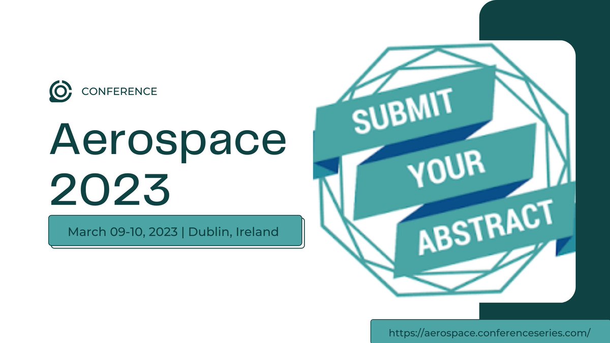 ElenaHawk2022's tweet image. Don&apos;t miss out on this amazing opportunity to be part of the Aerospace Engineering Conference and submit your abstract today! Here you can learn, network, and contribute to the aerospace industry in a meaningful way.
#AerospaceEngineering #Conference #SubmitYourAbstract