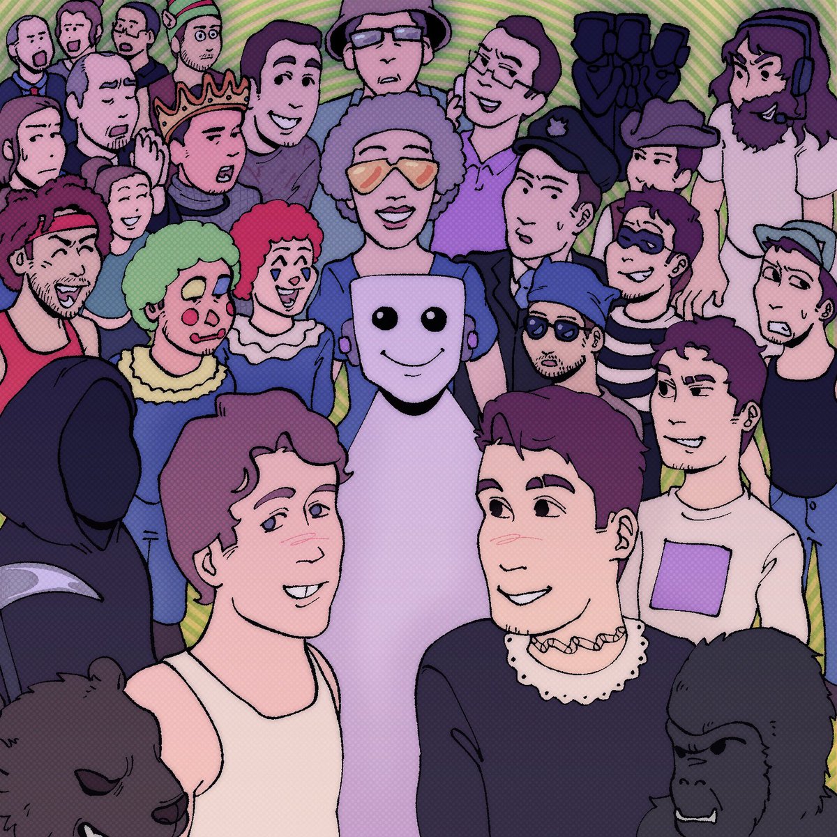 jerma dollhouse daily on Twitter "DAY 365 !!! ft. ALL OF THE CAST