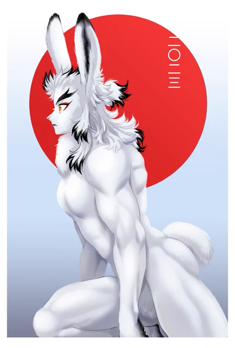 うさ獣人さん(ケモヌード 