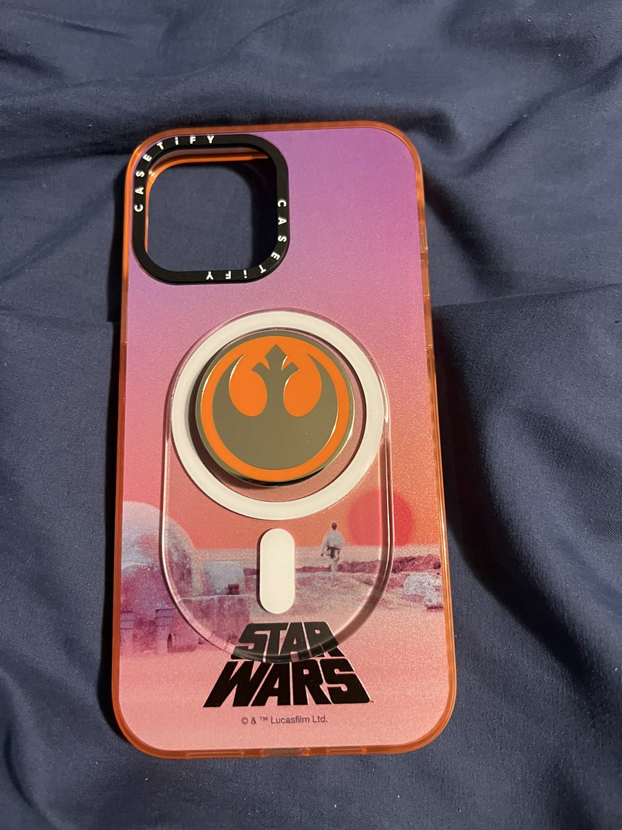 New cellphone case and Popsocket!  #binarysunset #newhope #tattooine #rebelalliance #LukeSkywalker