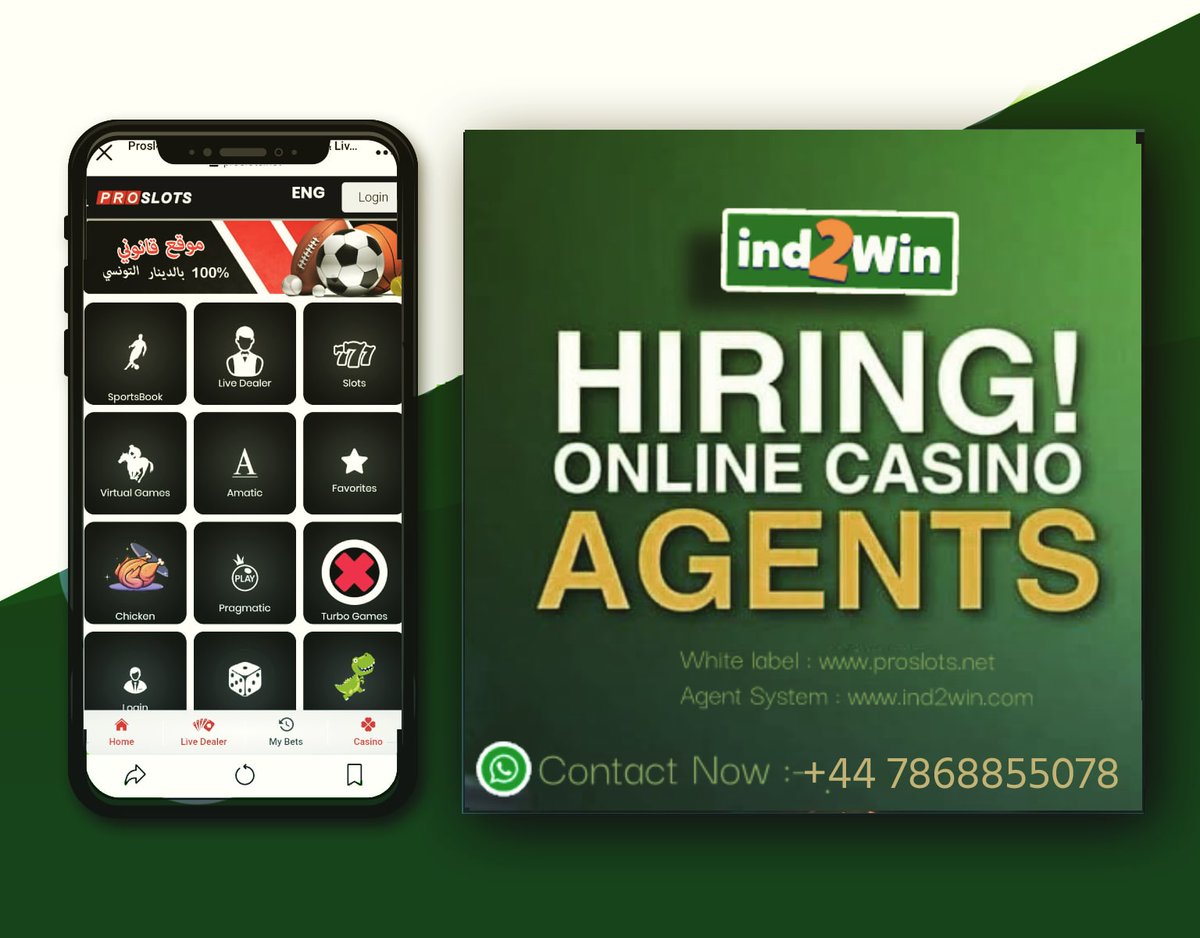 hariomsharmagd's tweet image. ##White Label :- proslots.net
##Agent system :- ind2win.com
##All master all currency
####Number one in India
####Sportbook - live dealer - slot ####games - virtual games -
##All top games in one
###Best % for top Agents
##contact now
Thomas - +447868855078