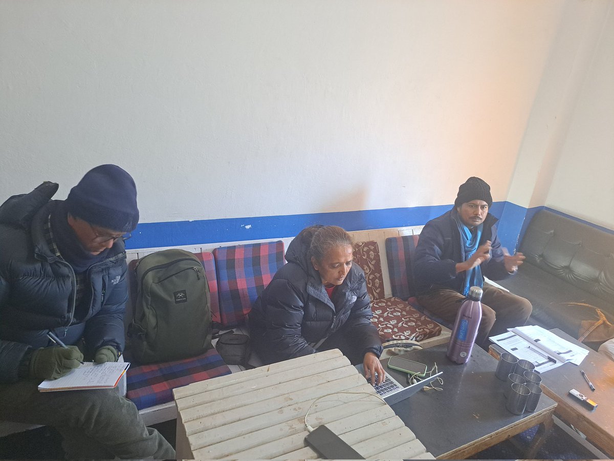 #HappeningNow: Focus Group Discussion (FGD) with Manual Pit Empetier for the Outcome Assessment of #USHHD <a href="/SnvNepal/">SNV Nepal</a> #WASHSDG in #Chandannath Jumla.