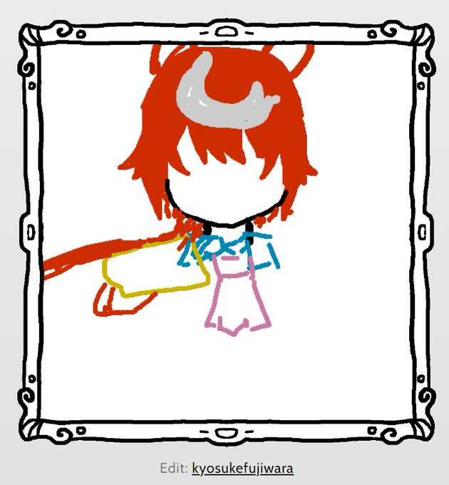 故も知らぬ誰かの描き遺したものを受け継ぐゲーム。#DifferentStrokes#MilkEngineArt 