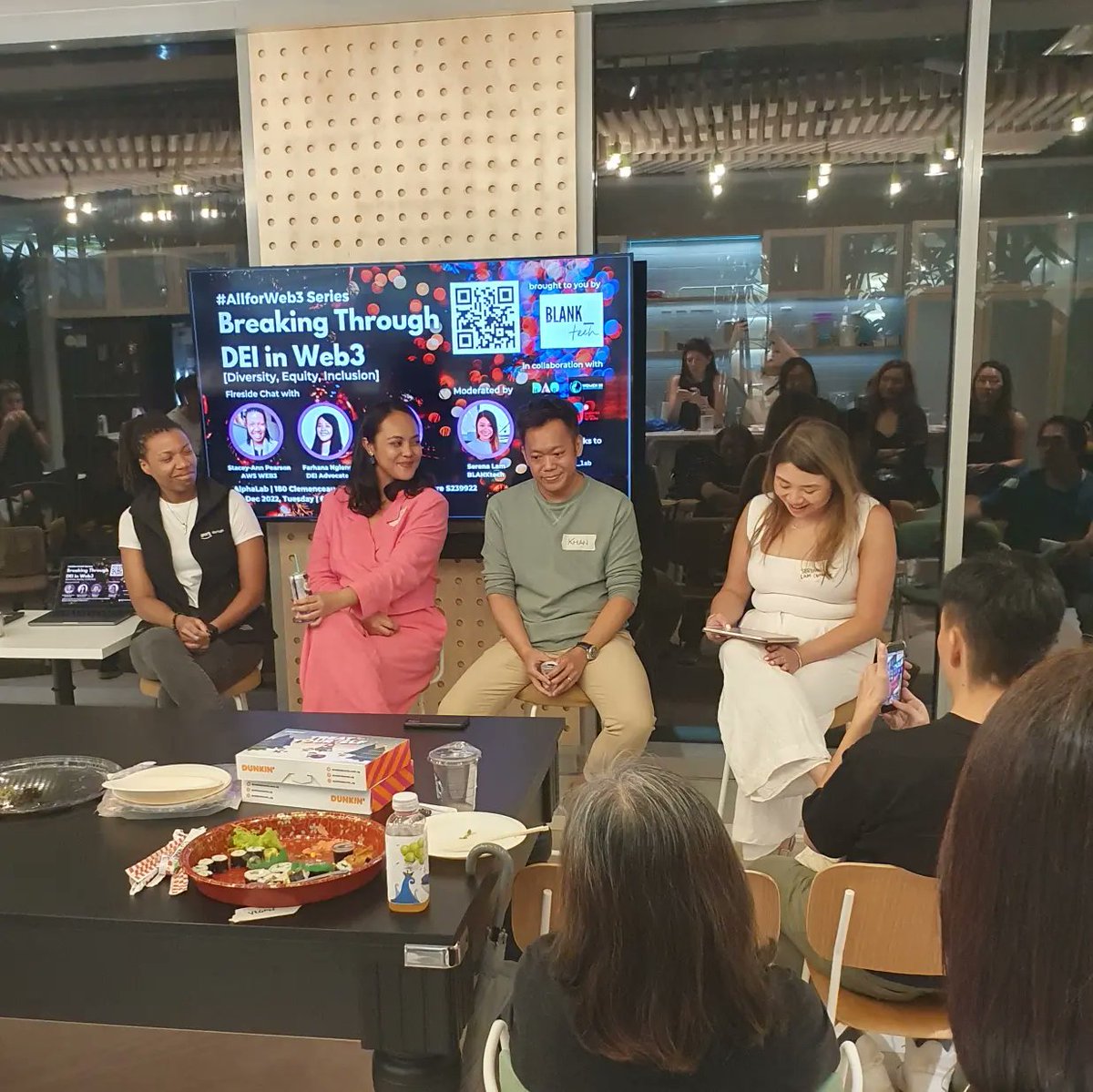 blanktech_'s tweet photo. Thank you to both new and familiar faces who braved the heavy rain to our last event of 2022! We had great conversations &amp; healthy discussions around DEI and more. 2023 is here and we're looking forward to another amazing year with you all!

Happy New Year #BLANKtech fam! 🔥 https://t.co/YXWhfjn0x1