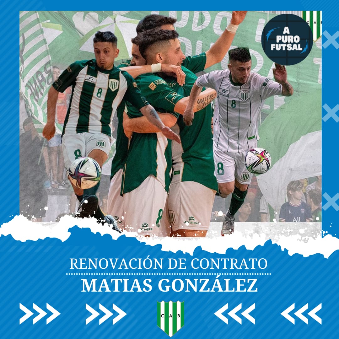 APuroFutsal_'s tweet photo. #MercadoDePases 💰 | #Renovaciones ✍️

¡Mantiene a una pieza clave! 
Matías González seguirá en #Banfield en 2023🤝

#Futsal #TodoSuela #Suela #SuelaFutsal #PorAbajo #AFA #FutsalAFA #PrimeraDivision https://t.co/DxPWVnpzqQ