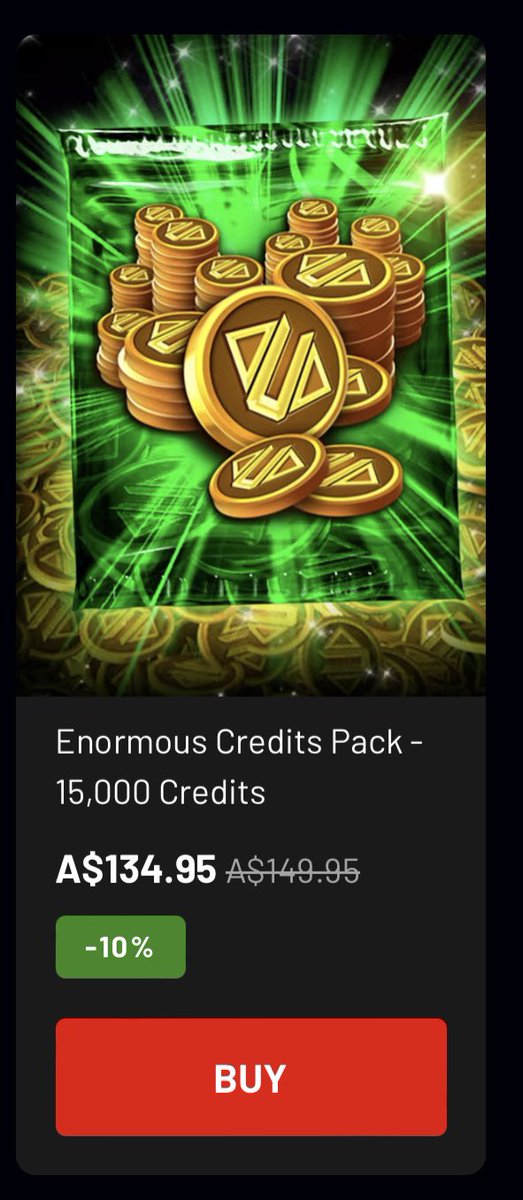 🚨NEW YEARS GIVEAWAY. 2 x15k CREDIT BUNDLE🚨

HOW TO ENTER:
‼️ JOIN THE DISCORD- discord.gg/xdeadpaw
‼️LIKE THIS POST‼️
‼️FOLLOW ME ON TWITTER‼️
‼️RETWEET‼️

‼️WINNERS WILL BE ANNOUNCED ON THE 10th January‼️
 Comment “Done” to finish! #wwesupercard