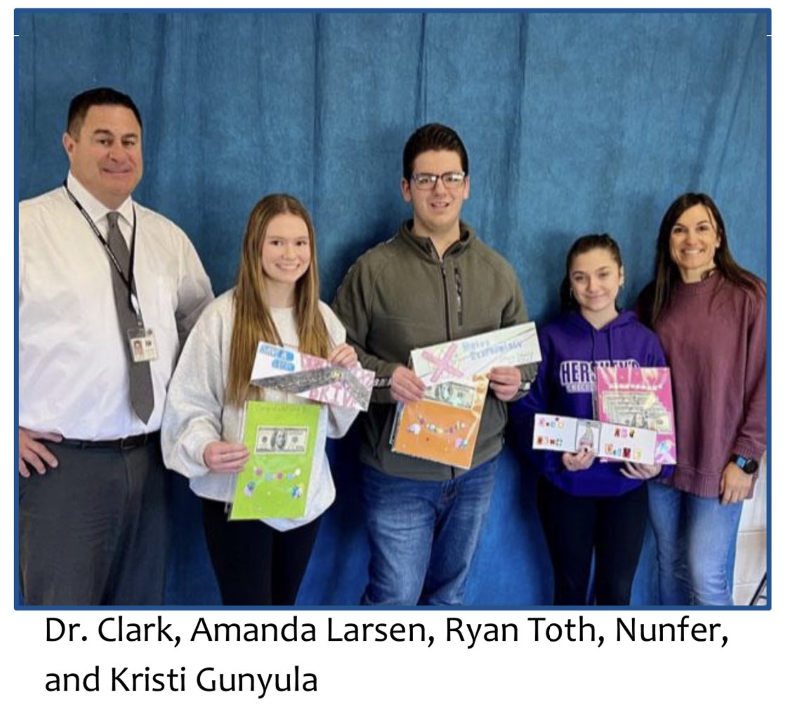 1st place in this year’s billboard contest, sponsored by Summit Co. Sheriff &amp; State Farm was Sophia Nunfer! She was presented with $500! Her artwork will be displayed on a billboard that gets approx. 61,047 reads a week! Also congrats Amanda Larsen and Ryan Toth who also won $100