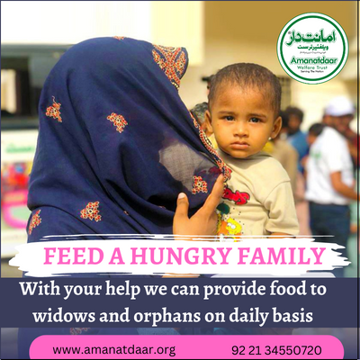AmanatdaarTrust's tweet photo. Our Food Programs provide hygiene food to marginalised communities around us in Rs 10/- (For Donors ๐ฅ๐๐ฎ๐ณ๐ฌ/- per meal box)
#amanatdaar #dastarkhwan #foryoupage #charity #donation #defeathunger #ngo #inspiringposter #food #poverty #underprivileged #feedhunger https://t.co/DSHIklVHJc