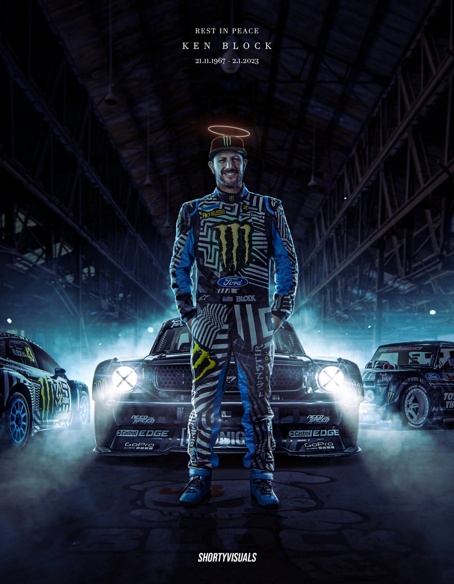 Ken Block Tribute Poster

We have lost a legend too soon, he was such a inspiration to me and millions of others. I wanted to make this poster as a way of saying thanks for all the amazing moments he shared with us all 🙏♥️