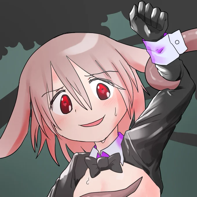 卯年なので、健全なウサギさんの逆バニー差分をかきました。あとでピクシブに上げます。 