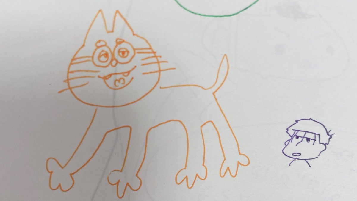 昔の自分めっちゃおそ松書いてる 