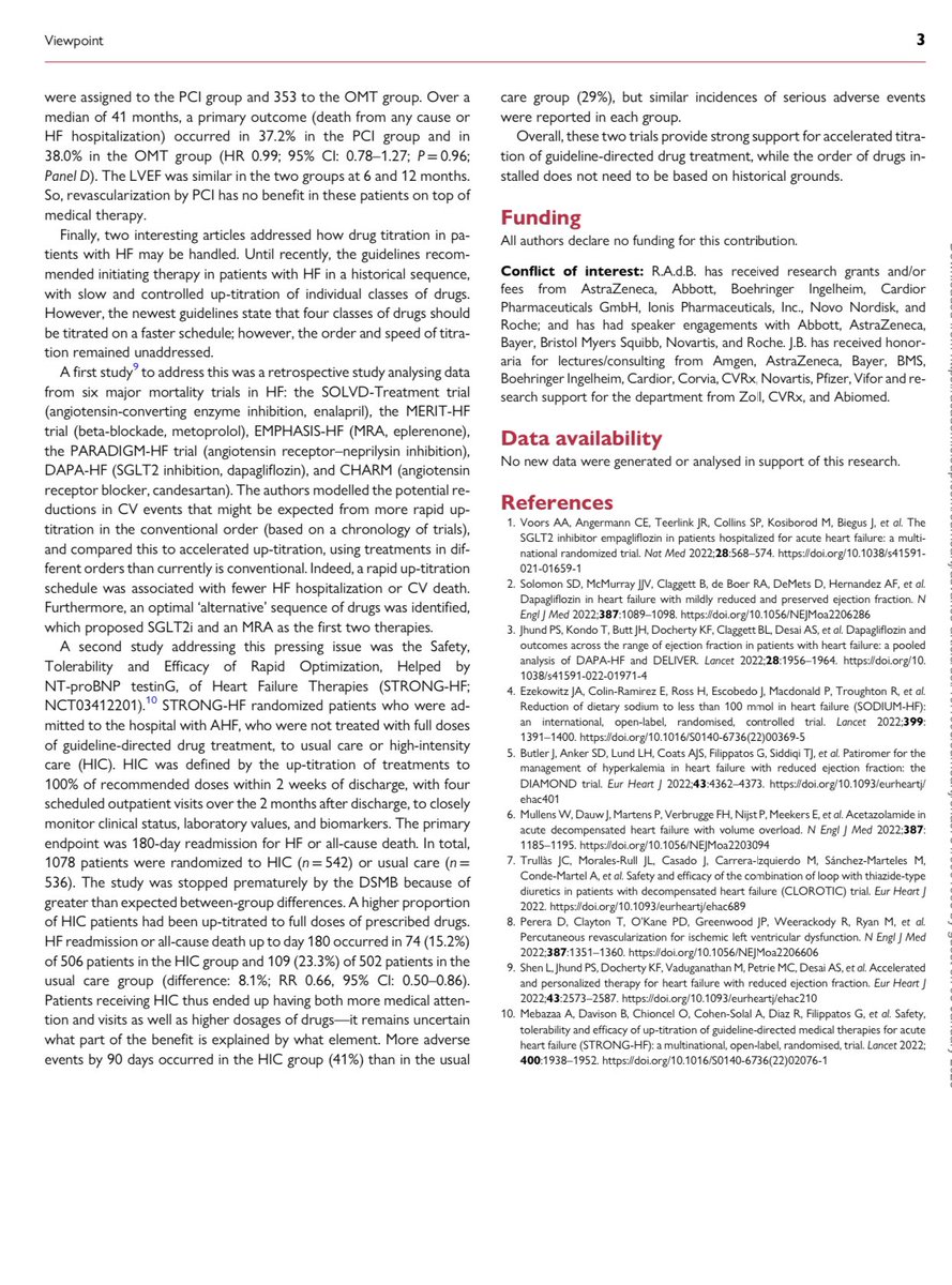 HanCardiomd's tweet photo. The year in cardiovascular medicine 2022: the top 10 papers in #HeartFailure and #Cardiomyopathies 

The year of 2022 has been an exciting year in heart failure (HF)

https://t.co/QhMLqYXMgs 

#CardioTwitter @rudolf_deboer @ESC_Journals https://t.co/ogdAaSTv5n