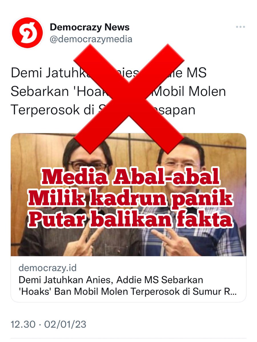 Anak__Ogi's tweet photo. Lempar video ini ke muka @CekHoaks yg bilang sumur resapan cuma ada dipinggir, hingga memfitnah @addiems menyebarkan hoax.
Termasuk ke media Abal2 yg juga merangkap sebagai BuzzeRP @aniesbaswedan.
@geloraco 
@democrazymedia 
Serta peIacur sosmed @Mdy_Asmara1701 yg ikut memfitnah. https://t.co/b7BpMb7KQt