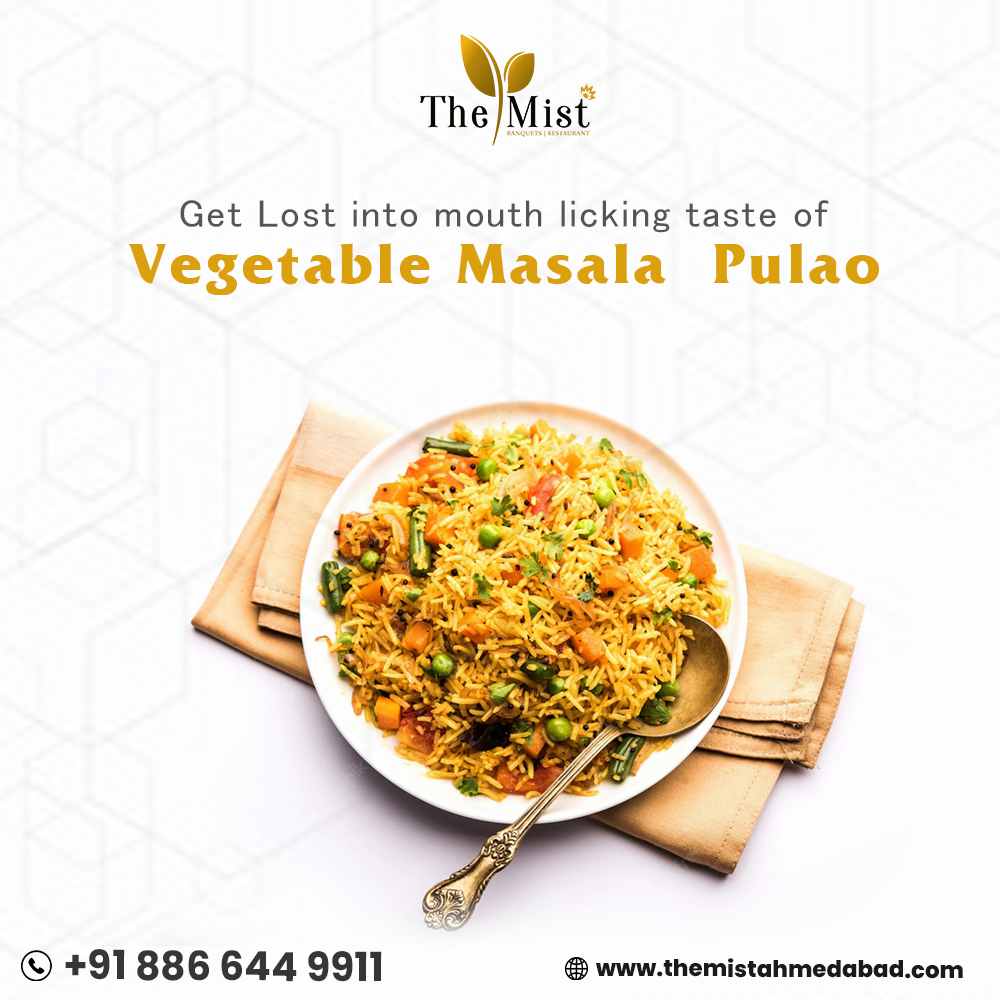 TheMist48781645's tweet photo. Get Lost into Mouth Licking Taste of Vegetable Masala Pulao!!!
#themist #themistahmedabad #banquet #restaurantinahmedabad #ahmedabadrestaurant
#pulao #masalapulao #authenticfood #ahmedabad #ahmedabadfoodblogger #ahmedabadeats #foodblogger #jorrfood #deliveryfood #deliciousfood https://t.co/mpuTDKGwpK