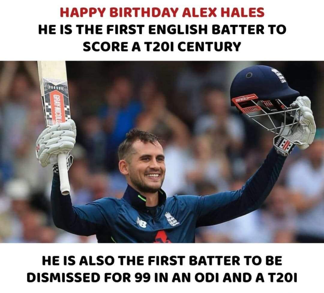 Happy Birthday Alex Hales!  