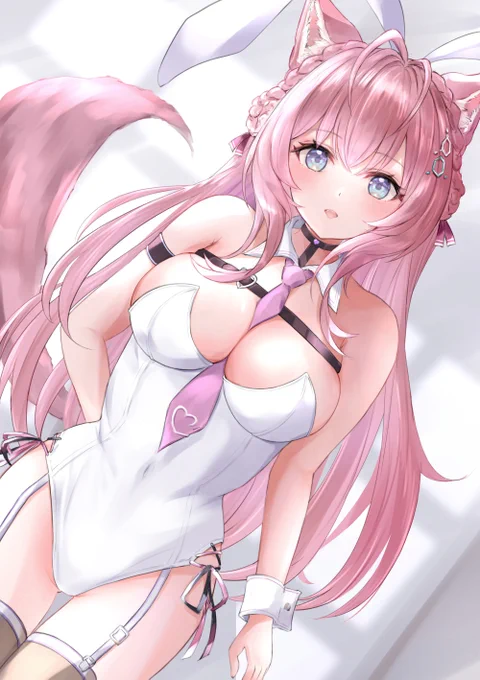 #こよりすけっちホワイトバニーこよりちゃん兎年の今年がこよりちゃんにとって飛躍の年になりますように 
