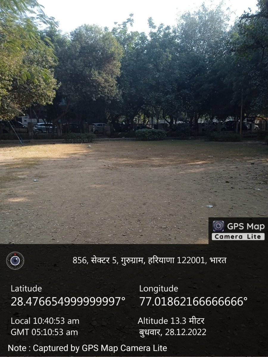 @KatariaRakshak @OfficialGMDA @diprogurugram1 @DC_Gurugram @mlkhattar @cmohry @KatariaRakshak, The maintenance of the park done by MCG. Thank You!