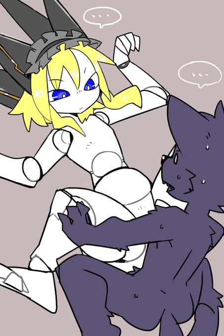 よそのこコラボレーション!
押し倒したのはいいが、挿れられる穴が無い 🤖 🐺♂  ??? 