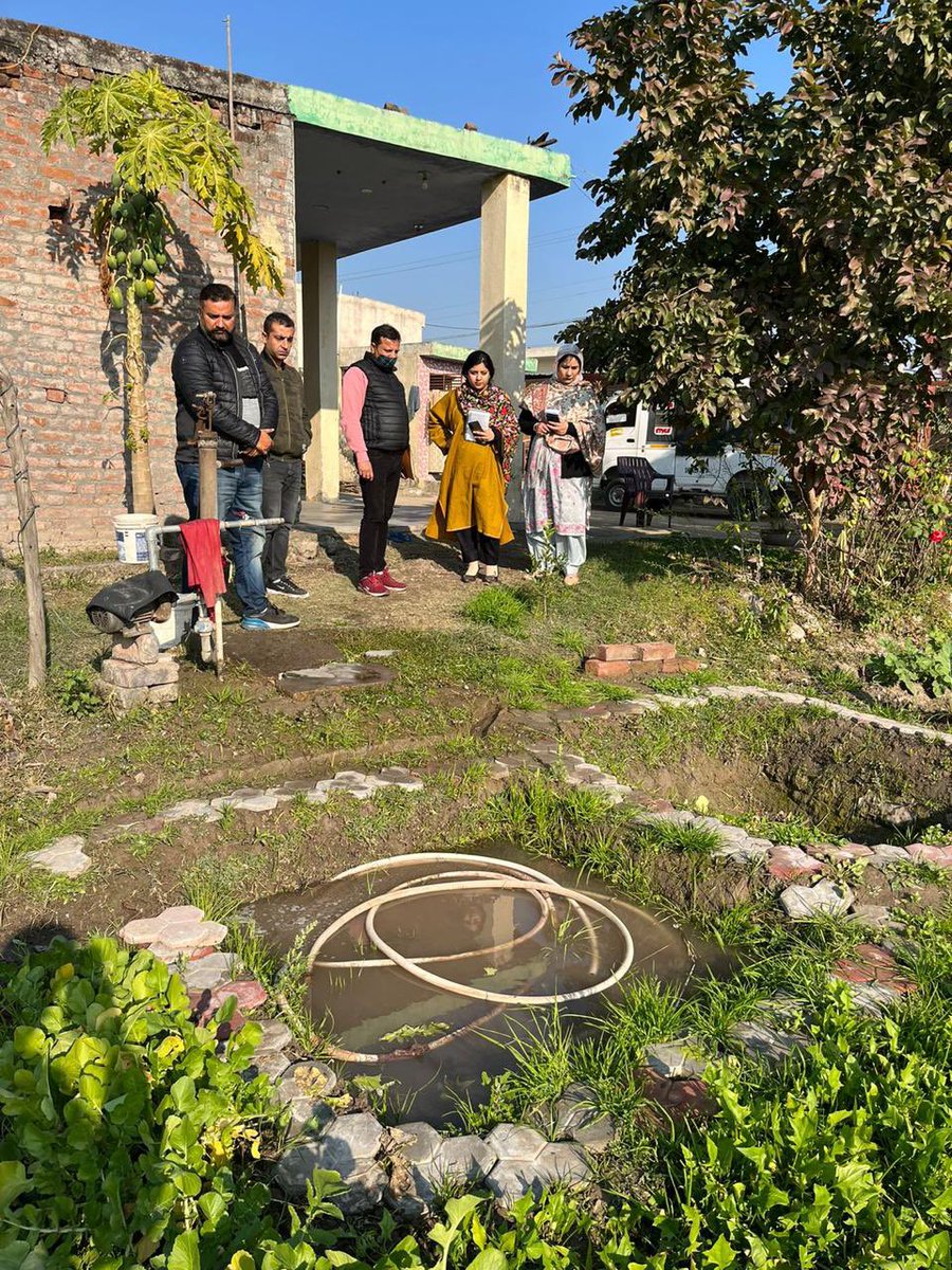 ddrsjammu's tweet photo. ODF+ villages on ground inspection today at Block Mandal Phallian and Marh, Distt Jammu by Dep Director Sanna Khan, ACP Nighat Alam and Field Officer Sania Haq khan. https://t.co/yjtvVKtQZ2