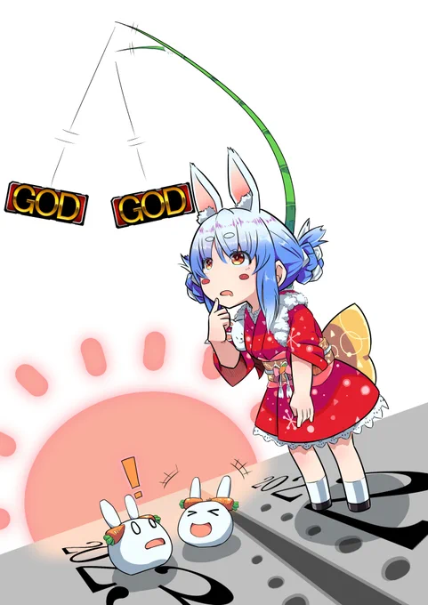 うさぎ年 #ホロライブ #兎田ぺこら  