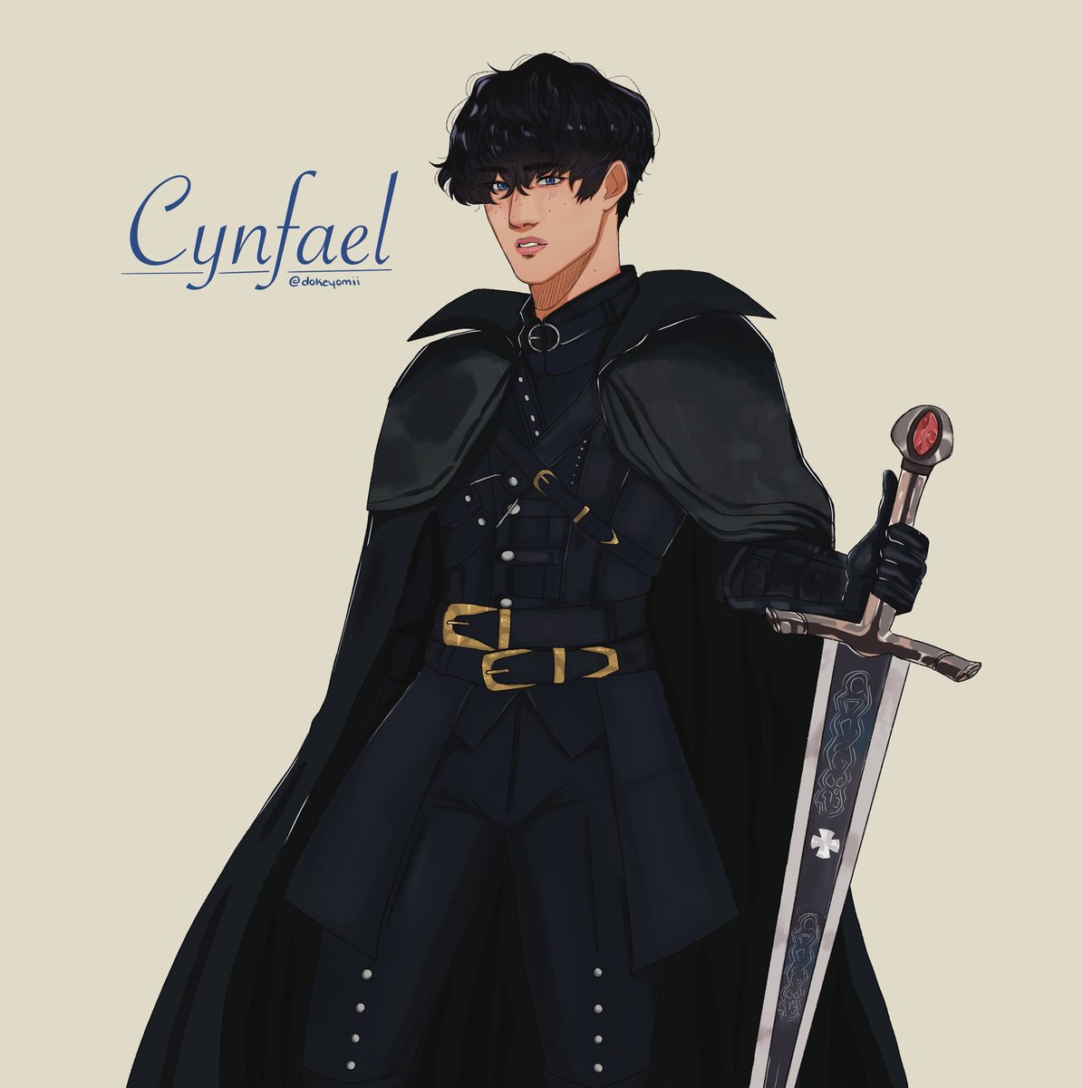 dokeyomii's tweet photo. [ocs] Redesign of my prince oc Cyn to start off 2023 🫡 https://t.co/jiWzjzxvs6