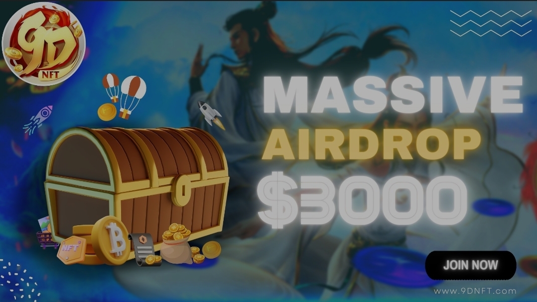 AirdropsGun's tweet photo. 🚀 Airdrop: 9D NFT
💰 Value: $3000
👥 Referral: Yes
📅 End Date: 18th January 2023
🏦 Distribution Date: TBA
🎐Airdrop Link : https://t.co/GEximvy4fo
@9dnft #AirdropsGun #Airdrop #DYOR #NFA #cryptocurrency #9dnft https://t.co/aK8Sh1LyDa