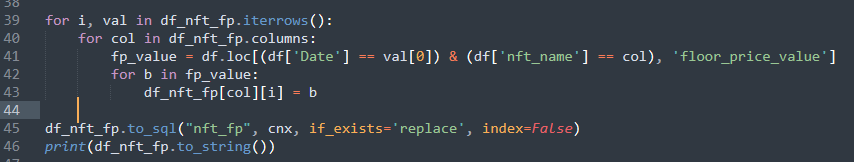 kapnap_n's tweet image. Likely would have been easier to learn SQL to get this NFT floor price table organized correctly.  But here we are